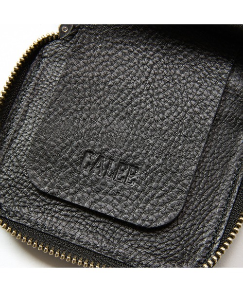 CALEE（キャリー）の「STUDS LEATHER ZIP MULTI WALLET（財布・メンズ・ブラック・FREE）」の5枚目の写真