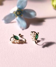Zoule ゾーラ:FLOWER LETTER SERIES jewel flower letter1 花言葉 チューリップ スズラン イヤリング