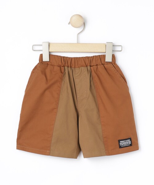 SHOO・LA・RUE(シューラルー)の「【100-150cm】バイカラーショートパンツ(その他パンツ・キッズ・ダークブラウン系4/ブラック系4・11/10/15 /14/13/12)」の2枚目の写真