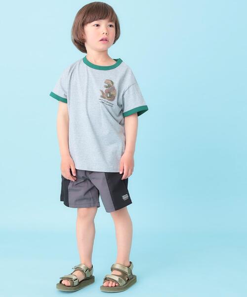 SHOO・LA・RUE(シューラルー)の「【100-150cm】バイカラーショートパンツ(その他パンツ・キッズ・ダークブラウン系4/ブラック系4・11/10/15 /14/13/12)」の11枚目の写真
