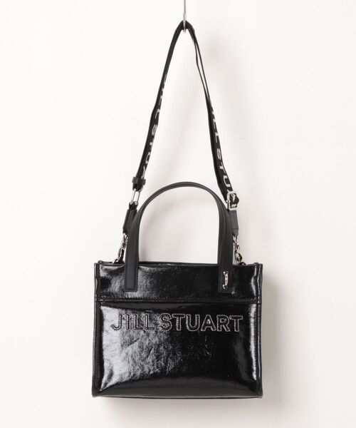 JILL STUART（ジルスチュアート）の「JILL STUART(ジル スチュアート)　フローズン　トート（トートバッグ・レディース・ピンク/ブラック/シルバー・FREE）」の2枚目の写真