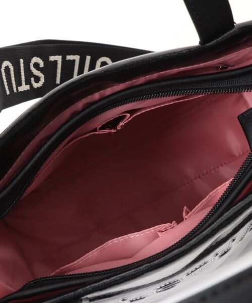 JILL STUART（ジルスチュアート）の「JILL STUART(ジル スチュアート)　フローズン　トート（トートバッグ・レディース・ピンク/ブラック/シルバー・FREE）」の6枚目の写真