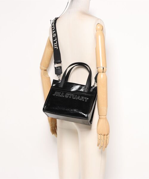 JILL STUART（ジルスチュアート）の「JILL STUART(ジル スチュアート)　フローズン　トート（トートバッグ・レディース・ピンク/ブラック/シルバー・FREE）」の9枚目の写真