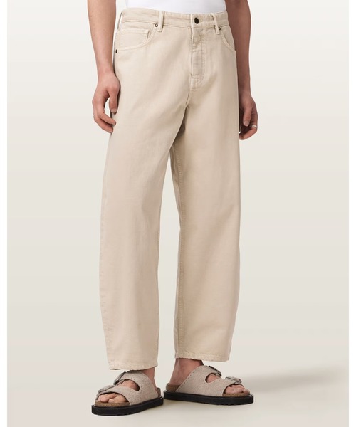 ALLSAINTS(オールセインツ)の「ORBIT BARREL LEG DENIM JEANS | ORBIT バレル レッグ デニム ジーンズ(デニムパンツ・メンズ・ホワイト系その他・30/31/32/28)」の2枚目の写真