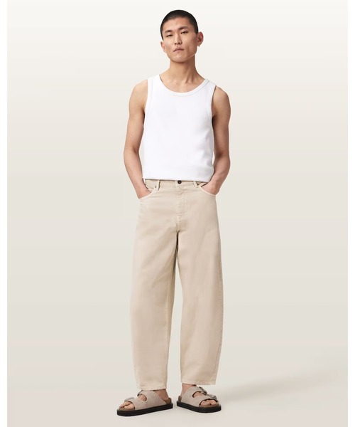 ALLSAINTS(オールセインツ)の「ORBIT BARREL LEG DENIM JEANS | ORBIT バレル レッグ デニム ジーンズ(デニムパンツ・メンズ・ホワイト系その他・30/31/32/28)」の3枚目の写真