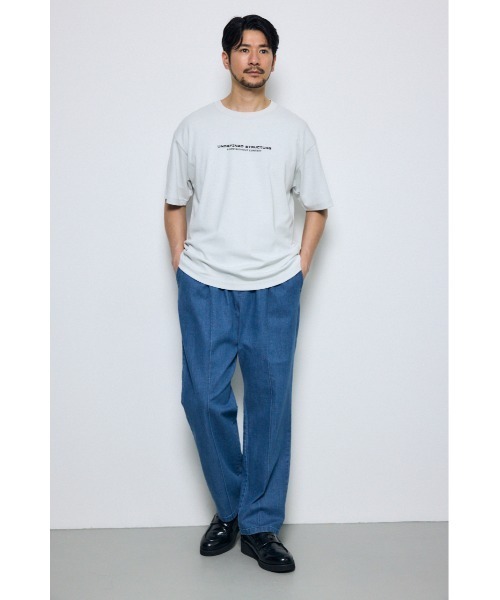 AZUL by moussy(アズールバイマウジー)の「COOL MAX デニムスラックス(スラックス・メンズ・ワンウォッシュ/ライトブルー・SMALL/MEDIUM/LARGE)」の15枚目の写真