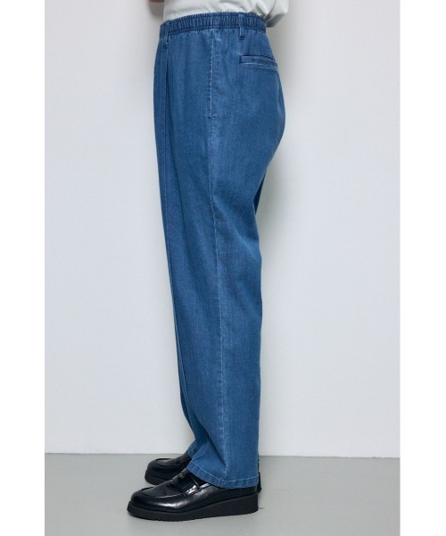 AZUL by moussy(アズールバイマウジー)の「COOL MAX デニムスラックス(スラックス・メンズ・ワンウォッシュ/ライトブルー・SMALL/MEDIUM/LARGE)」の17枚目の写真