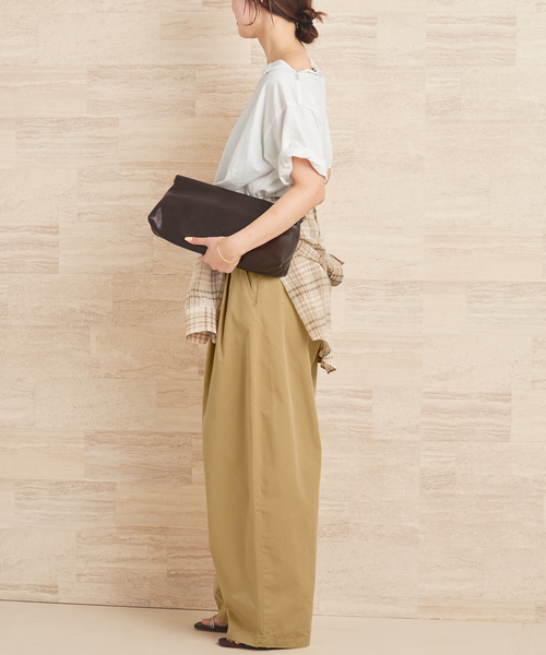 plage(プラージュ)の「Barrel Chinos パンツ(チノパンツ・レディース・アイボリー/ベージュ・34/36/38)」の13枚目の写真