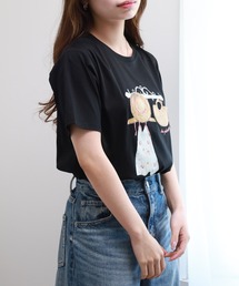 BRODIAEA サマーファッションモチーフTシャツ 半袖