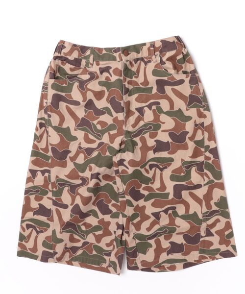 ８(eight)（エイト）の「ワイドカーブショートパンツ（カーゴパンツ・メンズ・ブラック/グリーン/カーキ/ブラウン・LARGE/MEDIUM）」の2枚目の写真