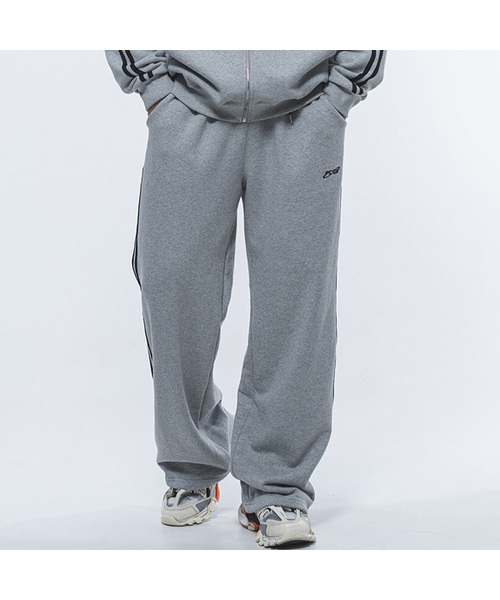 PHYSICAL GARMENTS（フィジカルガーメンツ）の「P2459 ヘビーラインワイドパンツ [2 COLOR]（スウェットパンツ・メンズ・ブラック/グレー・XX-LARGE/X-LARGE/LARGE/MEDIUM）」の2枚目の写真