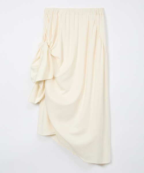 leinwande（ラインヴァンド）の「【leinwande】26SS新作 Scarf Skirt（スカート・レディース・LT.Gray/White/Black・ONE SIZE）」の7枚目の写真