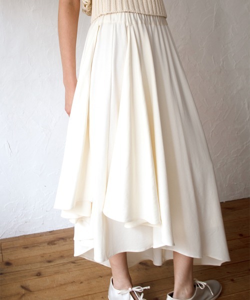 leinwande（ラインヴァンド）の「【leinwande】26SS新作 Scarf Skirt（スカート・レディース・LT.Gray/White/Black・ONE SIZE）」の11枚目の写真