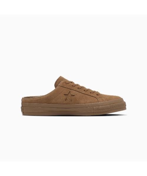 CONVERSE(コンバース)の「CONVERSE ONE STAR SUEDE MULE(コンバース ワンスター スエード ミュール)(モカシン/デッキシューズ・メンズ・ブラック系/オフホワイト/ブラウン・27cm/26cm/26.5cm/25cm/25.5cm/27.5cm/28cm/29cm)」の9枚目の写真