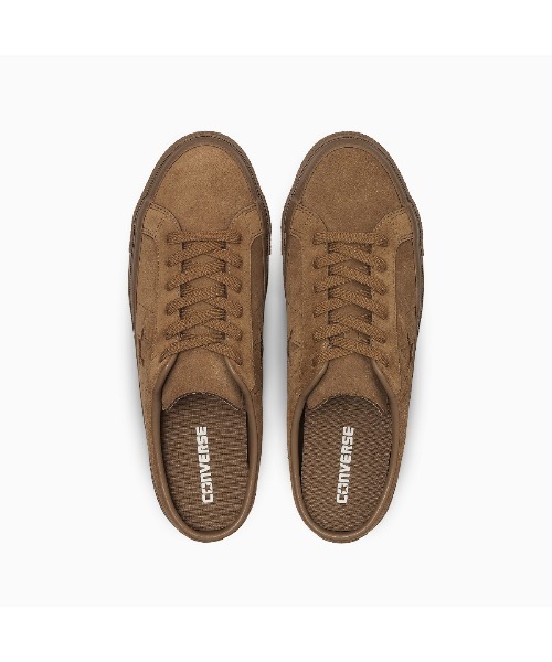 CONVERSE(コンバース)の「CONVERSE ONE STAR SUEDE MULE(コンバース ワンスター スエード ミュール)(モカシン/デッキシューズ・メンズ・ブラック系/オフホワイト/ブラウン・27cm/26cm/26.5cm/25cm/25.5cm/27.5cm/28cm/29cm)」の8枚目の写真