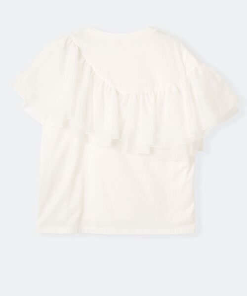 LANVIN en Bleu(ランバンオンブルー)の「フリルコンビカットソー(Tシャツ/カットソー・レディース・ブラック/オフホワイト・38)」の15枚目の写真