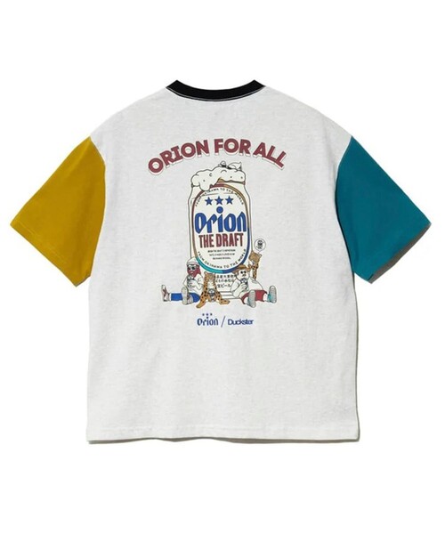 FREDY MAC(フレディーマック)の「【ORION × Duckster】オリオンビールコラボTEE ORION FOR ALL TEE(Tシャツ/カットソー・メンズ・ホワイト/ブラック/ホワイト系その他6・M/L)」の3枚目の写真