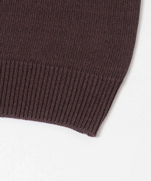 ITEMS URBANRESEARCH(アイテムズ アーバンリサーチ)の「ペーパータッチハンソデニット(ニット/セーター・レディース・ベージュ/ブラウン/レッド・FREE)」の11枚目の写真