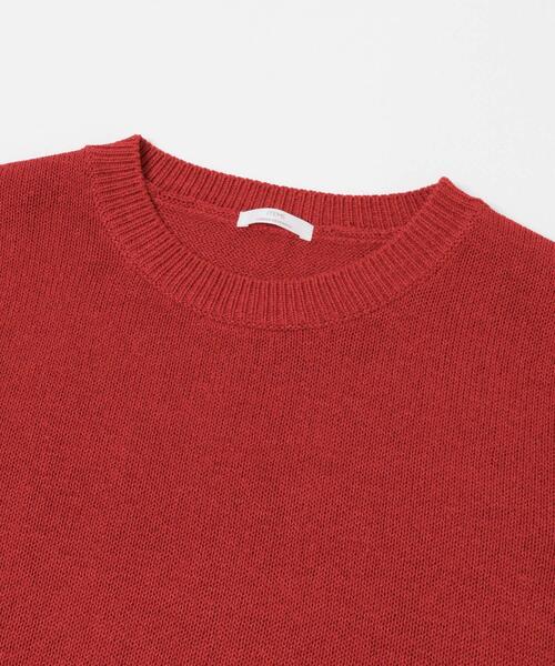 ITEMS URBANRESEARCH(アイテムズ アーバンリサーチ)の「ペーパータッチハンソデニット(ニット/セーター・レディース・ベージュ/ブラウン/レッド・FREE)」の14枚目の写真