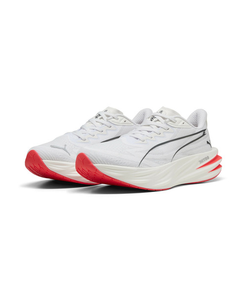 PUMA(プーマ)の「PUMA プーマ ウィメンズ ディヴィエイト ピュア ニトロ ランニングシューズ(スニーカー・レディース・レッド/ホワイト/ラベンダー/ブラック×シルバー/オフホワイト・25.0cm/24.5cm/23.5cm/24.0cm/22.5cm/23.0cm)」の9枚目の写真