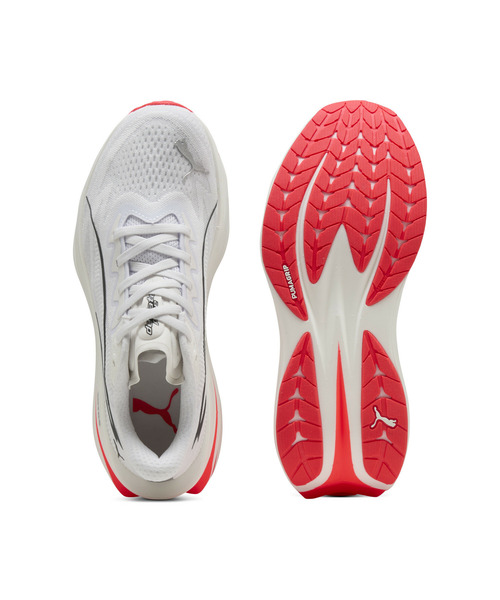 PUMA(プーマ)の「PUMA プーマ ウィメンズ ディヴィエイト ピュア ニトロ ランニングシューズ(スニーカー・レディース・レッド/ホワイト/ラベンダー/ブラック×シルバー/オフホワイト・25.0cm/24.5cm/23.5cm/24.0cm/22.5cm/23.0cm)」の7枚目の写真