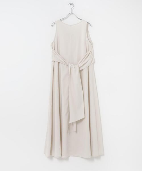 URBAN RESEARCH ROSSO WOMEN(アーバンリサーチ ロッソ)の「リネン混リボンドレス(ワンピース・レディース・ブラック/グリーン/ホワイト系その他/ブルー系その他・FREE)」の11枚目の写真