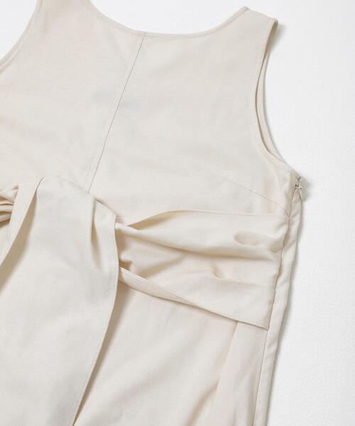 URBAN RESEARCH ROSSO WOMEN(アーバンリサーチ ロッソ)の「リネン混リボンドレス(ワンピース・レディース・ブラック/グリーン/ホワイト系その他/ブルー系その他・FREE)」の12枚目の写真