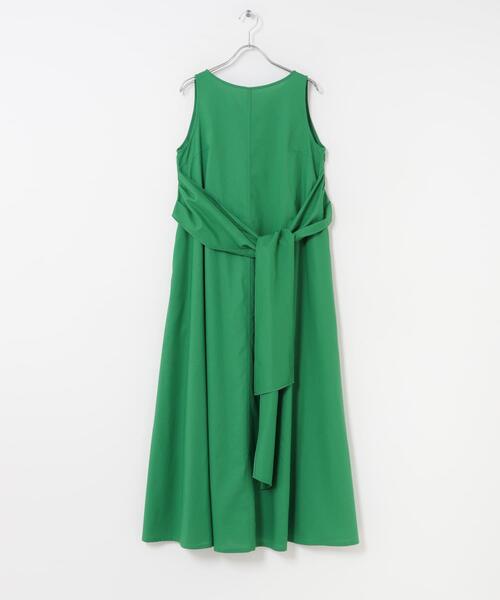 URBAN RESEARCH ROSSO WOMEN(アーバンリサーチ ロッソ)の「リネン混リボンドレス(ワンピース・レディース・ブラック/グリーン/ホワイト系その他/ブルー系その他・FREE)」の20枚目の写真