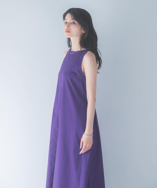 URBAN RESEARCH ROSSO WOMEN(アーバンリサーチ ロッソ)の「リネン混リボンドレス(ワンピース・レディース・ブラック/グリーン/ホワイト系その他/ブルー系その他・FREE)」の18枚目の写真