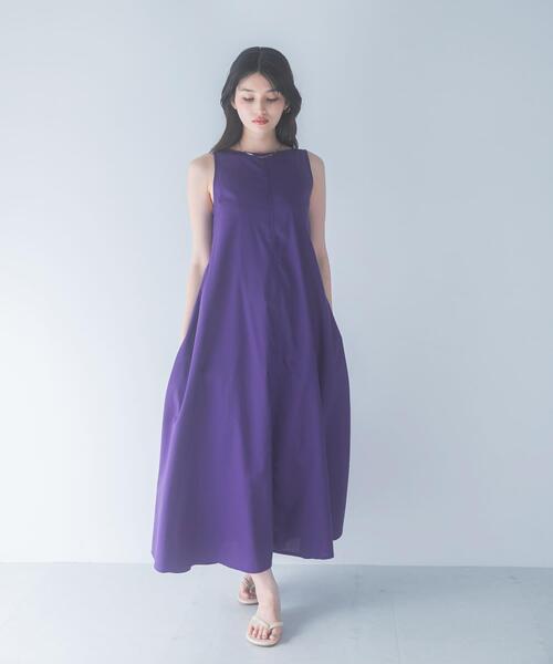 URBAN RESEARCH ROSSO WOMEN(アーバンリサーチ ロッソ)の「リネン混リボンドレス(ワンピース・レディース・ブラック/グリーン/ホワイト系その他/ブルー系その他・FREE)」の17枚目の写真
