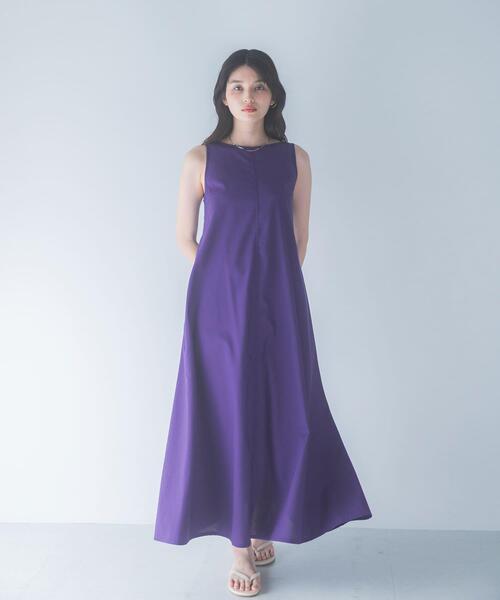 URBAN RESEARCH ROSSO WOMEN(アーバンリサーチ ロッソ)の「リネン混リボンドレス(ワンピース・レディース・ブラック/グリーン/ホワイト系その他/ブルー系その他・FREE)」の16枚目の写真