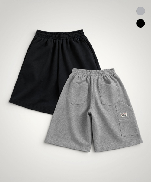 Pendulum(ペンデュラム)の「エッセンシャル 7部カーペンタースウェットバミューダパンツ LR2PU418_2color(その他パンツ・メンズ・ヘザーグレー/ブラック・28/30/32)」の12枚目の写真