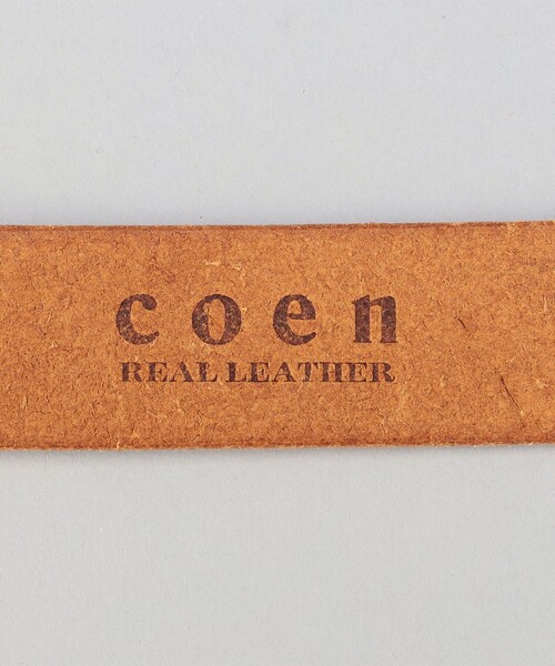 coen(コーエン)の「栃木レザーベルト(ベルト・メンズ・ブラック/ブラウン/モカ・FREE)」の6枚目の写真