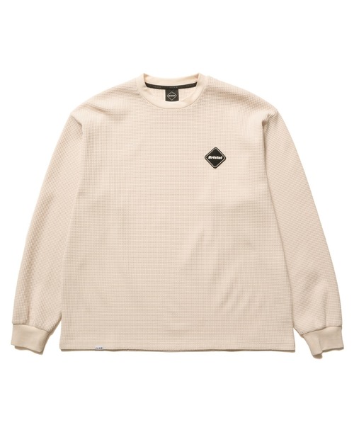 F.C.Real Bristol(エフシーレアルブリストル)の「TECH WAFFLE L/S LOUNGE TOP(Tシャツ/カットソー・メンズ・オフホワイト/ブラック/グレイッシュベージュ・SMALL/MEDIUM/LARGE/X-LARGE/XX-LARGE)」の2枚目の写真