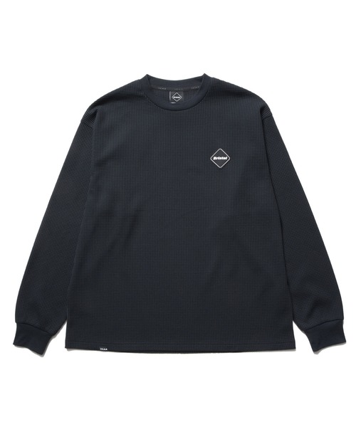 F.C.Real Bristol(エフシーレアルブリストル)の「TECH WAFFLE L/S LOUNGE TOP(Tシャツ/カットソー・メンズ・オフホワイト/ブラック/グレイッシュベージュ・SMALL/MEDIUM/LARGE/X-LARGE/XX-LARGE)」の1枚目の写真