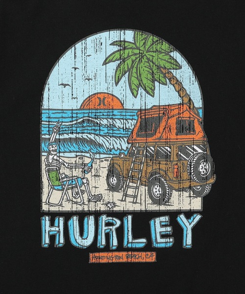 Hurley （ハーレー）の「【Hurley:ハーレー】キッズヘビーウェイトコットンTシャツ　バックプリント　オーバーサイズシルエット　SUNNY CAMP OVERSIZED SHORTSLEEVE TEE（Tシャツ/カットソー・キッズ・ホワイト/ライトブルー/ブラック・140/160/150/130）」の14枚目の写真