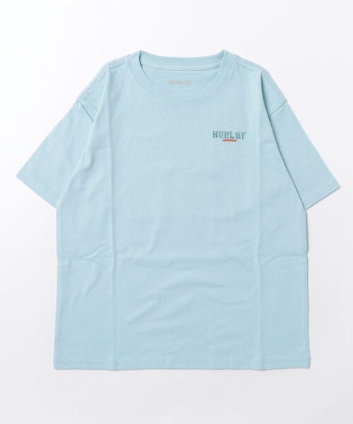 Hurley （ハーレー）の「【Hurley:ハーレー】キッズヘビーウェイトコットンTシャツ　バックプリント　オーバーサイズシルエット　SUNNY CAMP OVERSIZED SHORTSLEEVE TEE（Tシャツ/カットソー・キッズ・ホワイト/ライトブルー/ブラック・140/160/150/130）」の8枚目の写真
