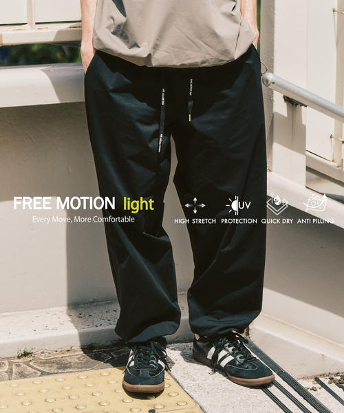 417 EDIFICE（フォーワンセブンエディフィス）の「[FREE MOTION LIGHT] イージーパンツ（その他パンツ・メンズ・ブラック/カーキ・MEDIUM/LARGE/X-LARGE）」の3枚目の写真
