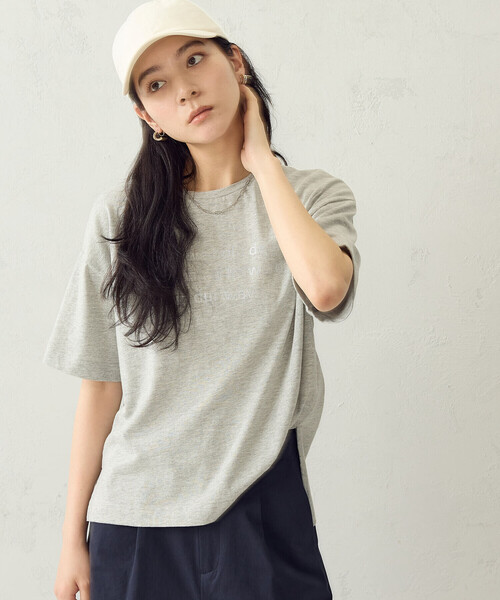 COMME CA ISM(コムサイズム)の「グリッターラメ Tシャツ(Tシャツ/カットソー・レディース・チャコール/ブラック/ホワイト/グレー・LARGE/MEDIUM)」の18枚目の写真