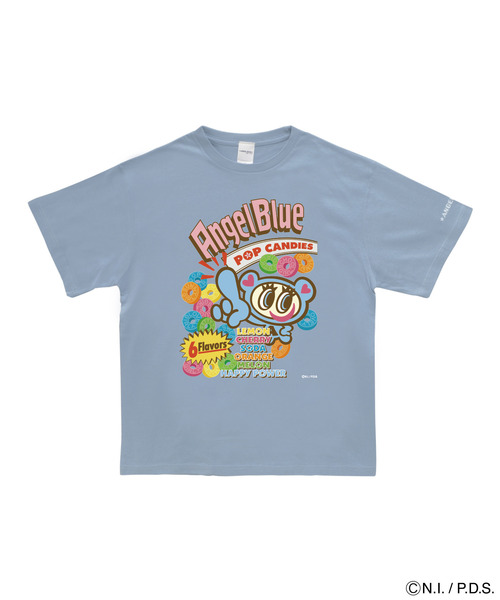 ANGEL BLUE（エンジェルブルー）の「エンジェルブルー Tシャツ ポップキャンディ（Tシャツ/カットソー・レディース・ホワイト系/ブラック系/ブルー系・S/XS/L/M）」の3枚目の写真