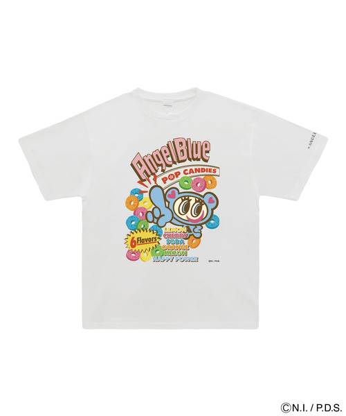 ANGEL BLUE（エンジェルブルー）の「エンジェルブルー Tシャツ ポップキャンディ（Tシャツ/カットソー・レディース・ホワイト系/ブラック系/ブルー系・S/XS/L/M）」の9枚目の写真