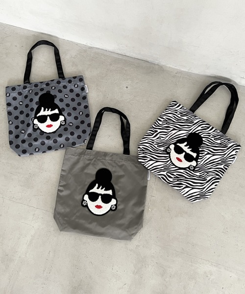 HAPPY FACE(ハッピーフェイス)の「EMMA 顔相良刺?新トート YE(トートバッグ・レディース・イエロー・ONE SIZE)」の10枚目の写真