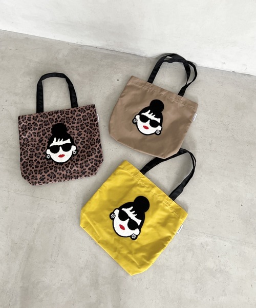 HAPPY FACE(ハッピーフェイス)の「EMMA 顔相良刺?新トート YE(トートバッグ・レディース・イエロー・ONE SIZE)」の11枚目の写真