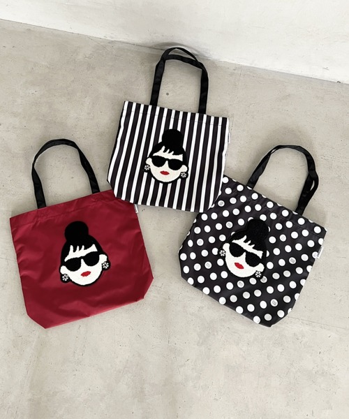 HAPPY FACE(ハッピーフェイス)の「EMMA 顔相良刺?新トート YE(トートバッグ・レディース・イエロー・ONE SIZE)」の13枚目の写真