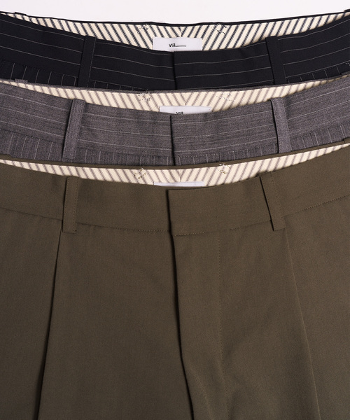 via___(ヴァイア)の「【VIA / ヴァイア】RELAX SHORT TROUSERS(その他パンツ・メンズ・チャコールグレー/カーキ/ネイビー・1/2)」の20枚目の写真