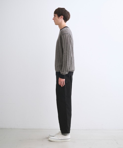 three dots(スリードッツ)の「ウールカシミヤ クルーネック(ニット/セーター・メンズ・ブラック系その他/グレー系その他・MEDIUM/SMALL)」の14枚目の写真