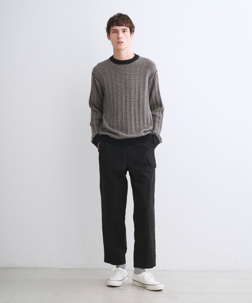 three dots(スリードッツ)の「ウールカシミヤ クルーネック(ニット/セーター・メンズ・ブラック系その他/グレー系その他・MEDIUM/SMALL)」の11枚目の写真