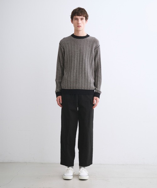 three dots(スリードッツ)の「ウールカシミヤ クルーネック(ニット/セーター・メンズ・ブラック系その他/グレー系その他・MEDIUM/SMALL)」の13枚目の写真