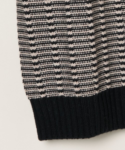 three dots(スリードッツ)の「ウールカシミヤ クルーネック(ニット/セーター・メンズ・ブラック系その他/グレー系その他・MEDIUM/SMALL)」の7枚目の写真