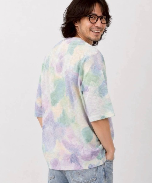 KAMINARI_TOKIO(カミナリトキオ)の「パステルフラワーシアーサマートップス(Tシャツ/カットソー・レディース・パープル系/ピンク系・FREE)」の10枚目の写真